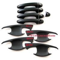 ราคา รีโว้ Revo เบ้ากันรอย ครอบมือจับ รุ่น4ประตูสีดำโลโก้แดง (3151580189)
