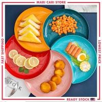 ราคา Moon Shape จานขนมจานพลาสติก Pinggan Plasktik Pingan Plasktik ชุดจานแบน Pinggan Plasktik (47406442534)