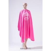 ราคา BARBER BRAIN CUTTING PINK APRON : ผ้าคลุมซอย บาร์เบอร์เบรน สีชมพู แบบตะขอเกี่ยว VAL-1513 (25188019107)