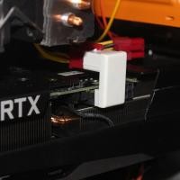 ราคา Btsg 8Pin atx Pcie กราฟิกการ์ด GPU อะแดปเตอร์จ่ายไฟ 180° U Turn Connector (55507359978)