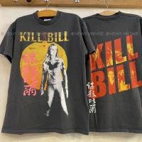 ราคา KILL BILL Bio Washed the Original Bootleg แท้ 4 เสื้อวินเทจ เสื้อหนังเก่า หนังตำนาน heavy vintage shirt (29368743288)