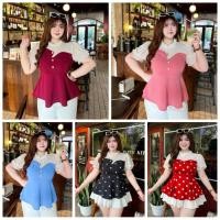 ราคา เสื้อ แขนตุ๊กตาแต่งชีฟอง ผ้ายืดวูลเวฟ ทรงเป๊ะตามเดิม เนื้อผ้าดี ใส่สบาย เข้ารูปเป๊ะมากคะ (41579297285)