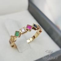 ราคา 65Carat - แหวนพลอยนพเก้าแท้ เพชรแท้น้ำ100 ตัวเรือนทองคำแท้9K{37.5%} (20245026954)