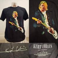 ราคา เสื้อวง NIRVANA (Kurt Cobain) เสื้อวงงานลิขสิทธิ์แท้ นำเข้า 100% ป้ายปั้มคอ UK ของแท้ สินค้ามือ1 (26177456216)