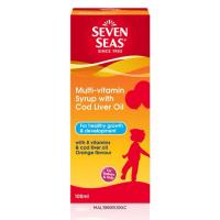 ราคา Seven Seas Multi-Vitamin Syrup with Cod Liver Oil 100ml สำหรับเด็ก (28939000603)