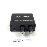 ราคา 2อินพุต2เอาท์พุทสเตอริโอผสมเสียงจําหน่ายแยกแยกแยก กระแสตรง 5-24โวลต์3.5มิลลิเมตรเครื่องผสมเสียงสําหรับเพาเวอร์แอมป์ควบคุมระดับเสียง (55107987482)