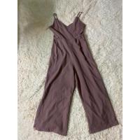 ราคา จั้มสูทขายาวสีชมพูกะปิสายเดี่ยว เอวสูง (42111293567)