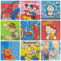 ราคา ผ้าเช็ดหน้าลายการ์ตูน เซท 6 ผืน เนื้อผ้าขนหนู (2295990121)