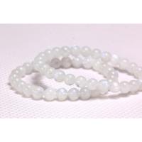 ราคา กำไลข้อมือหิน มูนสโตน Moonstone 6 mm เกรด AA *หินแท้ ธรรมชาติ* (1412415509)
