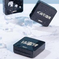 ราคา [คลังสินค้าพร้อม] eyekan Kaida Cool Black Creative Contact Lens Case Companion Case Portable Cosmetic Contact Lens Case K-1906 คละสีสายตาสั้น WJG (56309453037)