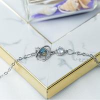ราคา สร้อยข้อมือเงินแท้92.5% พร้อมส่งสร้อยข้อมือดาวเคราะห์ประดับด้วยเพรช สร้อยข้อมือเงินแท้92.5% (9414902280)