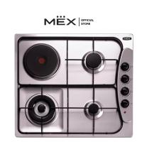ราคา MEX รุ่น SB362X/4.2 เตาแก๊สฐานสเตนเลส สตีล 3 หัวเตาแก๊ส และ 1 หัวเตาไฟฟ้า ขนาด 58 x 50 ซม. (18740861527)
