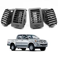 ราคา ช่องลมแอร์ ครอบช่องแอร์ ช่องอากาศ ชุด 4ชิ้น สีเทา สำหรับ Toyota Hilux Vigo ปี 2004-2013 (5159679965)