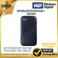 ราคา WD MY PASSPORT SSD 500GB (เอสเอสดีพกพา) PORTABLE SSD (BLUE) (WDBAGF5000ABL-WESN) รับประกัน 5 ปี By Vnix Group (25958298472)