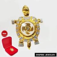 ราคา Inspire Jewelry (NN) ,จี้กังหันเต่าเพชร สวยหรู (ขยับได้ทุกส่วน) นำโชค เสริมดวง อายุยืน เงินทองไหลมาเทมา พร้อมกล่องทอง (952906674)