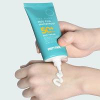 ราคา ฉลากไทยPretty Skin The Pure Jeju Cica Waterproof Sun Cream 50ml.ครีมกันแดด สูตรกันน้ำ (24946881659)