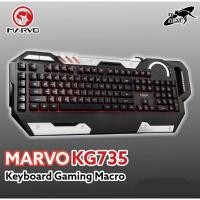 ราคา Marvo Keyboard Macro Gaming คีย์บอร์ด KG735 (21834749778)