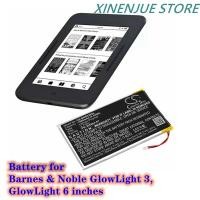 ราคา E-book แบตเตอรี่ E-reader 3.7V/1500mAh PR-305084-ST สําหรับ Barnes & Noble GlowLight 3,GlowLight 6 นิ้ว,BNRV520 (48910141621)