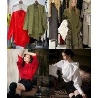 ราคา เสื้อเชิ้ตยาวผูกโบว์คอ (52503283127)