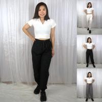 ราคา Oppa Style Shop 107 Pocket Cargo Jogger Pants / Womens Sport Cargo Jogger Running Gym Sports (40453825039)