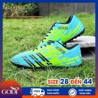ราคา รองเท้าฟุตบอลผู้ชาย ผู้หญิง และเด็ก สีน้ําเงิน_รองเท้าฟุตบอลสนามหญ้าเทียมสําหรับผู้ชาย ขนาดเล็ก สําหรับเด็กผู้ชาย 28-29-30-31-32-33-34-35-36-37-38 (43563515555)