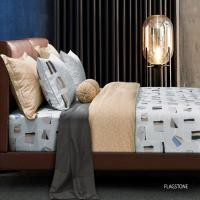ราคา SANTAS ชุดผ้าปูที่นอนรัดมุม ดีไซน์ FLAGSTONE ขนาด 6 ฟุต 5 ชิ้น ทอ 450 เส้นด้าย MODAL (22420212812)
