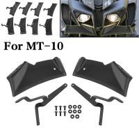 ราคา For Yamaha MT10 MT-10 SP MT 10 2022-2024 Front Downforce Spoiler Naked Frontal Spoilers Winglet Aer (56403185534)