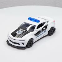 ราคา โมเดลรถเหล็ก มาจอเร็ตต์ Majorette Chevrolet Camaro ZL1 สีขาวด้าน คาดดำ ลายตำรวจ Police (23139317096)