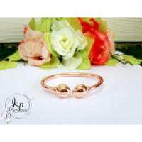 ราคา กำไลหัวบัวเกลี้ยงแบบชนนากแท้หนัก 1 บาท (54810030185)
