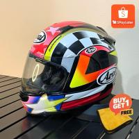 ราคา Arai Quantum-J Kevin Schwantz ไซส์ XL (61-62cm) หมวกกันน็อคมือสองของแท้ นำเข้าJapan (49204928902)