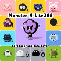 ราคา READY STOCK!นําไปใช้กับ Monster N-Lite206 เคส Case เคสหูฟัง นวัตกรรม ซิลิโคนนุ่ม เคส เคสหูฟัง NO.1 (27316673772)