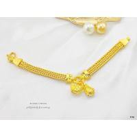 ราคา สร้อยข้อมือนน.2บาทงานหุ้มทองคำแท้5ไมเต็มงานเหมือนแท้สุดๆ (23450700312)