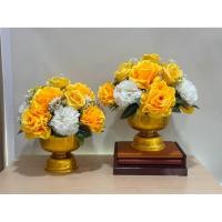 ราคา พานพุ่มดอกไม้สีเหลือง, พานพุ่มสักการะ (54351144086)
