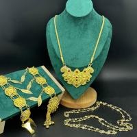 ราคา Vintage jewelry ชุดไทยชุดแต่งงาน แบบดั้งเดิม ลูกเกต สร้อยคอ ทอง เข็มขัดและหัวเข็มขัด สังวาลย์ (4732680533)