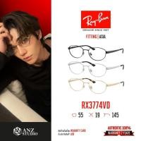 ราคา ANZ STUDIO | RayBan RX3774VD กรอบแว่นสายตา RayBan ของแท้ กรอบโลหะทรง Oval รับประกัน 2 ปี (40279194830)