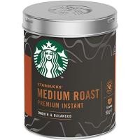 ราคา STARBUCKS MEDIUM ROAST PREMIUM INSTANT COFFEE กาแฟดำ STARBUCKS 1 กระปุก (3052473087)