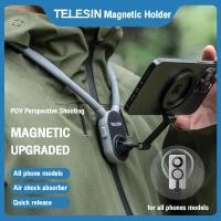 ราคา Telesin phone/GoPro Mobile neck bracket วงเล็บแขวนคอ ที่วางโทรศัพท์มือถือ แบบคล้องคอ พร้อมที่วางโทรศัพท์ แบบแม่เหล็ก (44501430504)