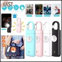 ราคา EASTS พวงกุญแจไฟฉาย LED ฉุกเฉิน, ABS แบบพกพา Personal Alarm ความปลอดภัยพวงกุญแจ, Panic Security พวงกุญแจนาฬิกาปลุก 130dB Safety Alarm Siren (55506592418)