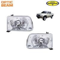 ราคา โคมไฟหน้า Toyota Hilux Tiger (โตโยต้า ไฮลักซ์ ไทเกอร์) ไม่รวมหลอด ปี 1999-2001 (28594260355)