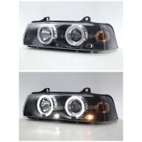 ราคา BMW 3 Series E36 ไฟหน้าโปรเจคเตอร์ซีดาน 4 ประตูพร้อมวงแหวน [ 1 คู่ซ้ายและขวา ] (51255165582)