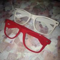 ราคา MERAH กรอบแว่นตาสีแดงธรรมดา / กรอบแว่นตาสีแดงไม่มีกระจก (10620730776)