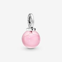 ราคา (ของแท้ พร้อมส่ง)Pandora Pink Potion Bottle Pendant แพนโดร่าติ้งชมพูกลม ของแท้ มือหนึ่ง (28474178133)