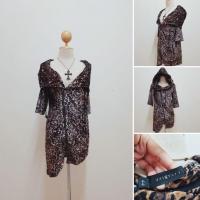 ราคา Mini​dress​ ลายเสือผ้ากำมะหยี่ (25577186267)