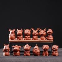 ราคา เครื่องประดับเซรามิก รูปราศีวัว เสือ กระต่าย งู ม้า แกะ ลิง ไก่ หมู ขนาดเล็ก สีม่วง (21893138883)