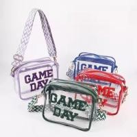 ราคา New Custom Logo wholesale zipper Bag PVC Clear Sling Bag Patch Personalized Crossbody storage water (52305614981)