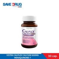 ราคา VISTRA CALPLEX CALCIUM 600MG MENAQUINONE-7 30'S ผลิตภัณฑ์เสริมอาหาร วิสทร้า แคลเพล็กซ์ แคลเซียม 600 มก. (8015022640)