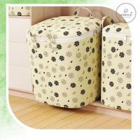 ราคา HL0765 กล่องเก็บของแบบพับได้อเนกประสงค์ลายดอกไม้สําหรับผ้าห่มผ้าคลุมเตียงและเสื้อผ้าขนาด 140L 180L (57659557816)