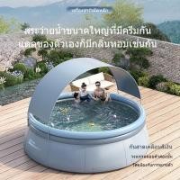 ราคา สระว่ายน้ำสำหรับเด็ก สระว่ายน้ำทรงกลม มีหลังคา กลางแจ้ง สระว่ายน้ำพองหนา สระว่ายน้ำกลางแจ้ง (27093071740)