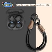 ราคา for Anker Soundcore Sport X20 Protective Case Nylon Lanyard Soft Cover Shells Washable Housing Anti Dust Sleeve Hand Rope Strap Accessories (41060645969)