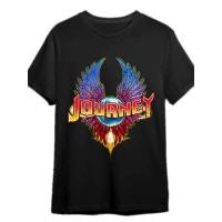 ราคา คอลเลกชันเสื้อยืดแขนสั้นลายวงดนตรีร็อคคลาสสิก Journey สำหรับผู้ชาย เสื้อยืดลายกราฟิกสีดำของขวัญสำหรับผู้ชาย เสื้อยืดคอกล (43376697665)